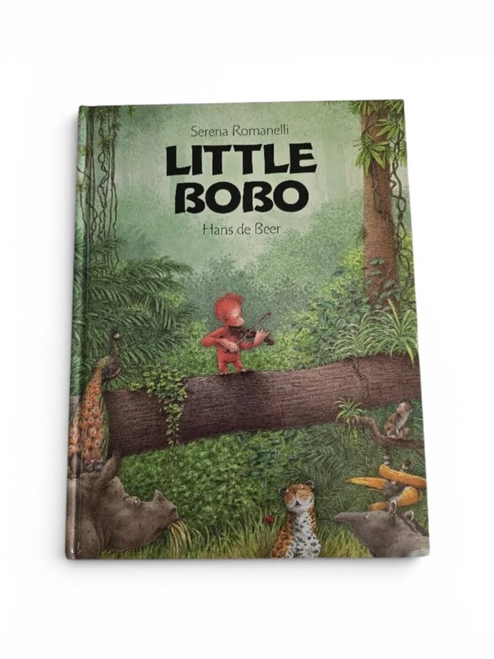 Little Bobo Hardcover Children’s Book 1995 Serena Romanelli Hans de Beer Vintage